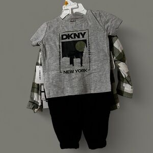 DKNY Gray 3 Piece Outfit